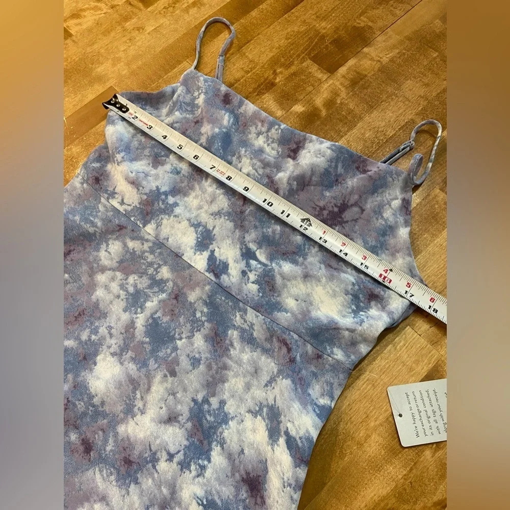 ASTR THE LABEL Purple Marble Spaghetti Strap Mini Dress Large Scoop Neck NWT - Picture 12 of 12